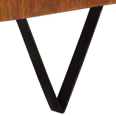 vidaXL Sideboard 110x35x56 cm Solid Wood Mango