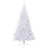 vidaXL Artificial Christmas Tree with Stand White 240 cm PVC and Steel