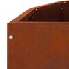 vidaXL Planter Rusty 90 x 45 x 50 cm Weathering Steel