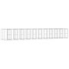 vidaXL Outdoor Dog Kennel Galvanised Steel 26,62 m&sup2;