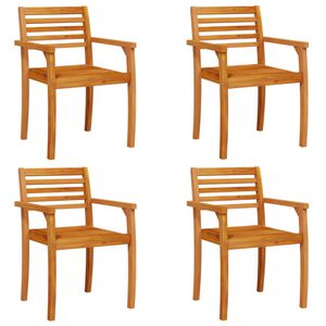 vidaXL Garden Chairs 4 pcs 59x55x85 cm Solid Wood Acacia