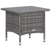 vidaXL 2 Piece Garden Lounge Set with Cushions Poly Rattan Grey