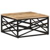 vidaXL Coffee Table 68x68x35 cm Solid Mango Wood