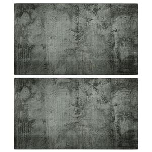 vidaXL Chopping Boards 2 pcs with Concrete Pattern Tempered Glass