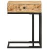 vidaXL U-Shaped Side Table 45x30x61 cm Solid Mango Wood