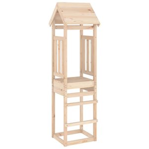 vidaXL Play Tower 52,5x46,5x206,5 cm Solid Wood Pine