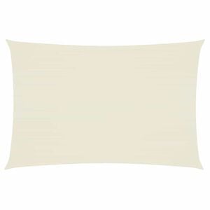 vidaXL Sunshade Sail Oxford Fabric Rectangular 2x4 m Cream