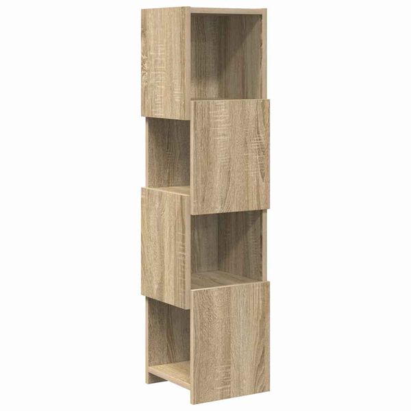vidaXL Corner Cabinet Sonoma Oak 25.5x25x102cm Engineered Wood