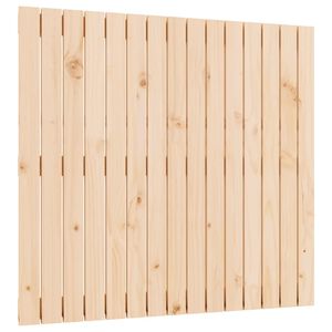 vidaXL Wall Headboard 95.5x3x90 cm Solid Wood Pine