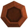 vidaXL Planter 2 pcs Rusty 50 x 50 x 40 cm Weathering Steel