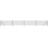 vidaXL Wire Mesh Fence with Spike Anchors Anthracite 1,1x10 m