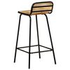 vidaXL Bar Chairs 2 pcs Solid Mango Wood
