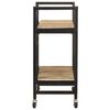 vidaXL Kitchen Trolley 87x36x81 cm Solid Mango Wood