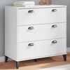 vidaXL Drawer Cabinet VIKEN White Engineered Wood