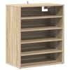 vidaXL Shoe Cabinet Sonoma Oak 60x35x70 cm Engineered Wood