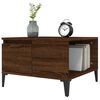 vidaXL Coffee Table Brown Oak 55x55x36.5 cm Engineered Wood
