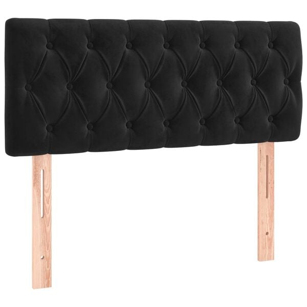 vidaXL Headboard Black 100 cm Velvet