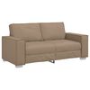 vidaXL Loveseat Sofa Cappuccino 180 cm Faux Leather