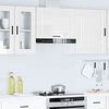 vidaXL Kitchen Wall Cabinet Porto High Gloss White Engineered Wood