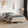 vidaXL Bed Frame without Mattress 135x190 cm Double Solid Wood Pine