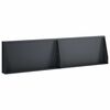 vidaXL Retaining Wall 2 pcs 80 x 12 x 50 cm Steel Anthracite