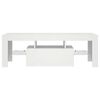vidaXL TV Cabinet with LED Lights White 120x35x40 cm
