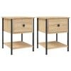 vidaXL Bedside Tables 2 pcs Sonoma Oak 34x35.5x45 cm Engineered Wood