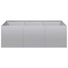 vidaXL Planter 120x80x40 cm Galvanised Steel