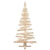 vidaXL Christmas Trees with Stand Natural 150 cm Solid pine wood