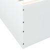 vidaXL Bed Frame without Mattress White 135x190 cm Double