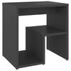 vidaXL Bed Cabinet Grey 40x30x40 cm Engineered Wood