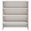 vidaXL Top for Highboard HAMAR White 90x30x100cm Solid Wood Pine