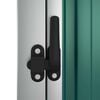 vidaXL Garden Tool Shed Green 88x89x161 cm Galvanised Steel