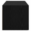 vidaXL Wall Cabinet Black oak 80 x 42.5 x 40 cm Engineered wood