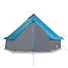 vidaXL Family Tent Tipi 6-Person Blue Waterproof