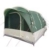 vidaXL Camping Tent Tunnel 3-Person Green Waterproof