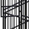 vidaXL Outdoor Dog Kennel Steel 12.9 m&sup2;