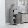 vidaXL Bathroom Cabinet Concrete Grey 30x30x95 cm Engineered Wood