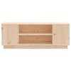 vidaXL TV Cabinet 110x35x40.5 cm Solid Wood Pine