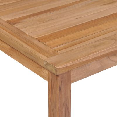 vidaXL Garden Table 200x100x77 cm Solid Teak Wood