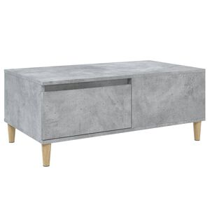 vidaXL Coffee Table Concrete Grey 90x50x36.5 cm Engineered Wood