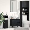 vidaXL Bathroom Cabinet Black Oak 65 x 33 x 60 cm Engineered Wood