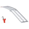 vidaXL Motorcycle Ramp Silver 340 kg per piece Aluminium
