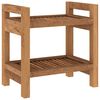 vidaXL Bathroom Side Table 45x30x45 cm Solid Wood Teak