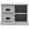 vidaXL Bedside Cabinet Grey Sonoma 60x35.5x45 cm