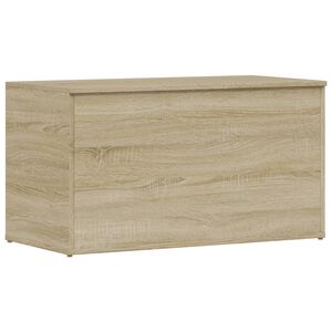vidaXL Storage Chest | Sonoma Oak | Engineered Wood | 84 cm x 42 cm x 46 cm