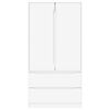 vidaXL Bathroom Cabinet White 79.5 x 49 x 156 cm Engineered Wood