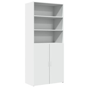 vidaXL Highboard White 80x42,5x185 cm Engineered Wood