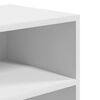 vidaXL Book Cabinet White 60x30x71.5 cm Engineered Wood