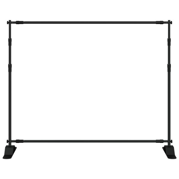 vidaXL Backdrop Stand Black 254x243 cm Steel